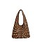 Silver Studded Shoulder Bag