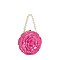 Acrylic Rose Flower Clutch Evening Bag