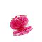 Acrylic Rose Flower Clutch Evening Bag