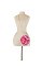 Acrylic Rose Flower Clutch Evening Bag