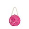 Acrylic Rose Flower Clutch Evening Bag
