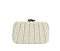 Pearl Rhinestone Frame Clutch