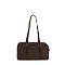 Faux Suede Boston Bag