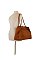 Suede Satchel