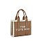 THE TOTE BAG Teddy Trim Tote Satchel