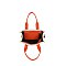THE TOTE BAG Teddy Trim Tote Satchel