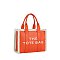 THE TOTE BAG Teddy Trim Tote Satchel