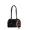 Bag Charm Buckle Pocket Boston Bag