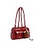 Bag Charm Buckle Pocket Boston Bag