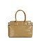 Bag Charm Buckle Top Handle Satchel