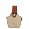 Fashion Buckle Handle Satchel