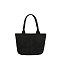 Faux Suede Colorblock Tote Bag