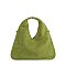 Faux Suede Hobo