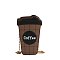 Coffee Cup Crossbody Bag