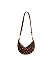 Bubble Rivet Hobo Crossbody Bag