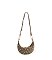Bubble Rivet Hobo Crossbody Bag