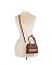 Whipstitch Flap Crossbody Bag Satchel