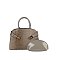 Croc Alligator 2-in-1 Dome Satchel