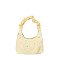 Studded Ruched Handle Satchel