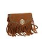 Western Concho Fringe Flap Crossbody Bag
