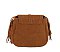 Belted Fringe Flap Crossbody Bag