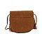 Twist Lock Flap Fringe Crossbody Bag