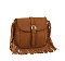 Belted Flap Fringe Crossbody Bag
