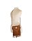 Concho Rhinestone Flower Fringe Crossbody Bag