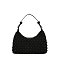 Pearl Stud Baguette Shoulder Bag