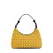 Pearl Stud Baguette Shoulder Bag