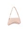 Glossy Saddle Flap Shoulder Bag