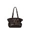 Retro Belted Tote Shopper Bag