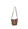 Chain Link Bucket Crossbody Bag