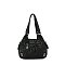 Washed PU Shoulder Bag