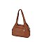 Washed PU Shoulder Bag
