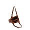 Washed PU Shoulder Bag