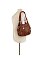 Washed PU Shoulder Bag
