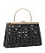 Glitter Crystal Top Handle Clutch Evening Bag