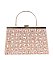Glitter Crystal Top Handle Clutch Evening Bag