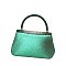 Rhinestone Satin Top Handle Clutch Satchel