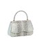 Rhinestone Satin Top Handle Clutch Satchel