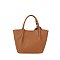 Scarf Top Handle 2-in-1 Shopper Satchel Bag
