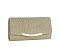 Glitter Pleated Clutch