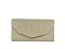 Glitter Pleated Envelope Clutch