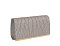 Glitter Pleated Flap Clutch