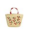 Straw Beach Tote