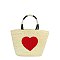 Straw Beach Tote