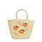 Straw Beach Tote