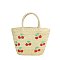 Straw Beach Tote