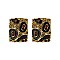 FASHIONABLE LEOPARD STONE EARRING SLEY1196